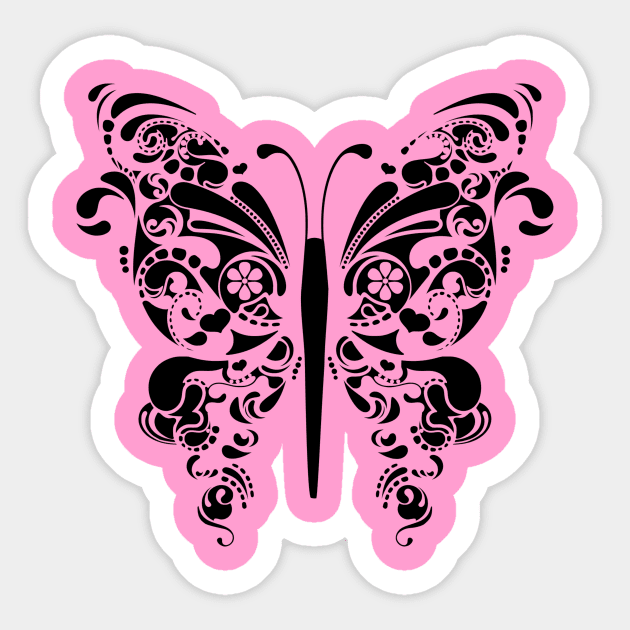 Butterflies Beauty Sticker by My Artsam